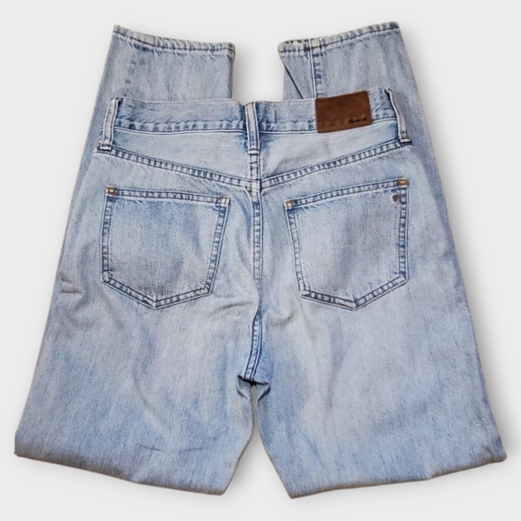 Madewell Perfect Summer Jean Light Wash Denim Size 26 Tapered Leg Discontinued - Picture 4 of 15